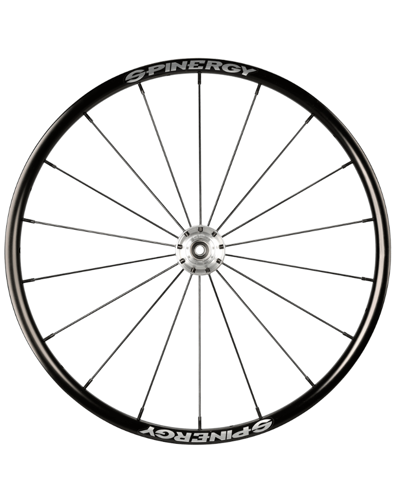 24 Spinergy Spox Everyday L Silber Nabe 18 Schwarze Speichen