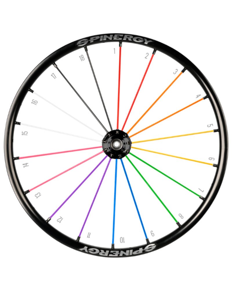 24 Spinergy Slx Rainbow 18 Speichen In 9 Farben