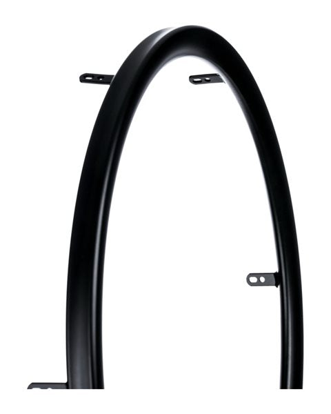 24" OMOBIC OPTIMUM P Greifring, ALU Schwarz, 6 LASCHEN