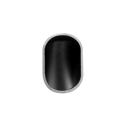Greifring 25" SiouXX "Anatom MAX" oval, 6 Laschen, schwarz Soft Gripp Beschichtung 555/534