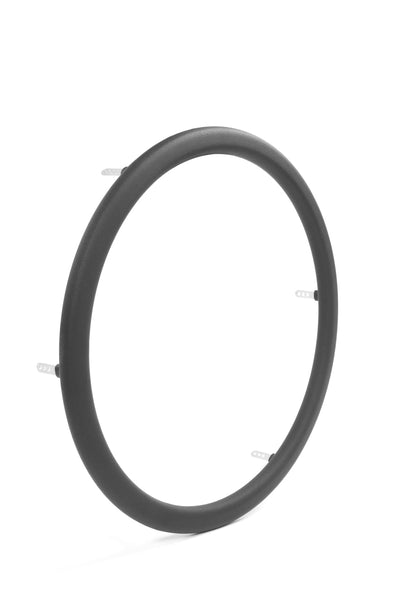Greifring 25" SiouXX "Anatom MAX" oval, 6 Laschen, schwarz Hart Gripp Beschichtung 555/534