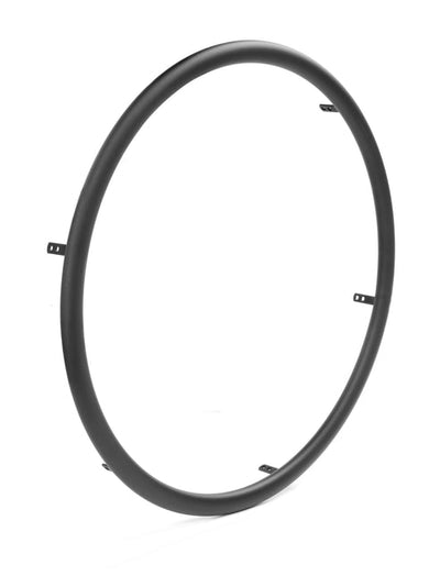 Greifring 25" SiouXX "Anatom" oval, 6 Laschen, schwarz Elox, 555/534