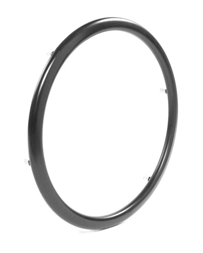 Greifring 25" SiouXX "Anatom MAX" oval, 6 Laschen, schwarz Soft Gripp Beschichtung 555/534