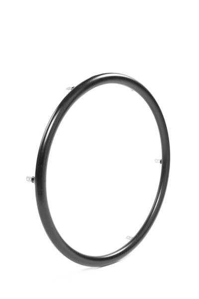 Greifring 24" SiouXX "Anatom" oval, 6 Laschen, schwarz Soft Gripp Beschichtung 534/512