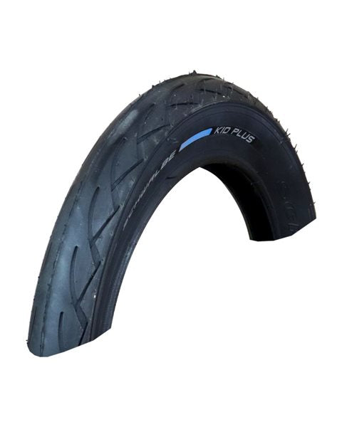 47203 Schwalbe Plus - 12" x 1.75" (47-203), Schwalbe Kid Plus PunctureGuard, schwarz | Mobilex (Detailansicht und Materialqualität)