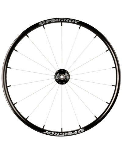 24 Spinergy Everyday L Schwarze Nabe 18 Weisse Speichen