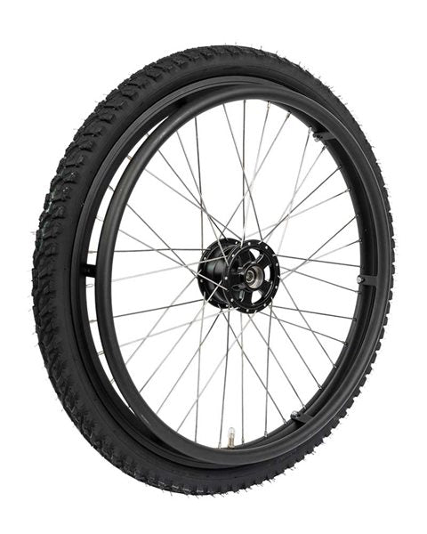 24 x 1.75 Offroad Rad mit Trommelbremse, 12 mm Nabe