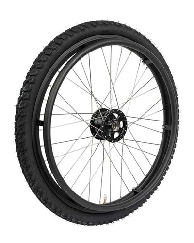 24 x 1.75 Offroad Rad mit Trommelbremse, 12 mm Nabe
