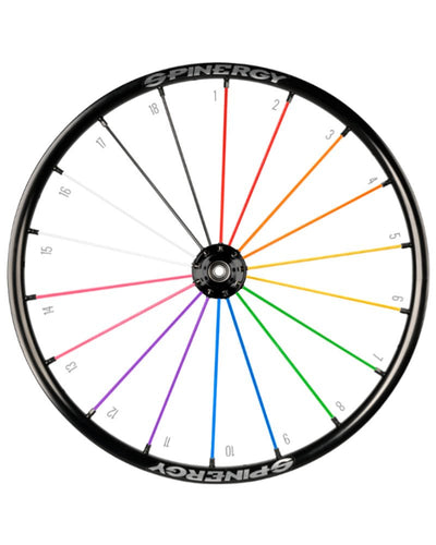 24 Spinergy Slx Rainbow 18 Speichen In 9 Farben