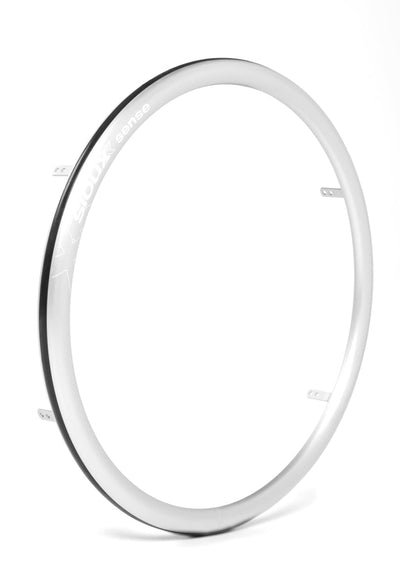 Greifring 26" SiouXX "Sense" asymmetrisch mit integrierter Gummilippe silber 565 mm