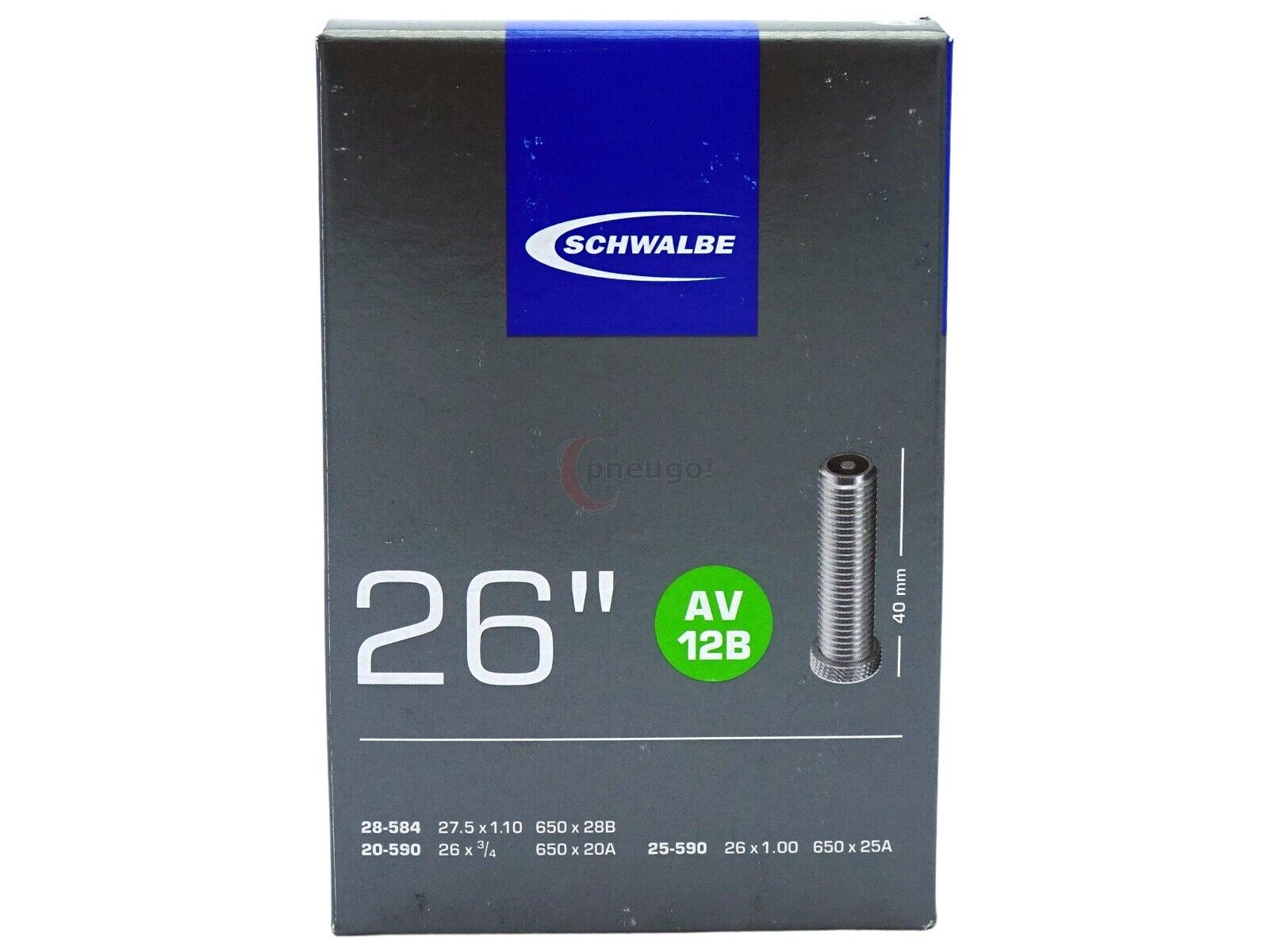 Schwalbe Schläuche für Rollstuhl - Autoventil Schwalbe
