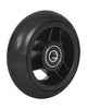 4" Vollgummirad, 100 x 32 mm, runde schwarze Lauffläche