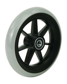 8" Vollgummirad 200 x 27 mm runde Lauffläche