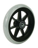 8" Vollgummirad 200 x 27 mm runde Lauffläche
