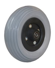 7" Polyurethanrad, 178 x 56 mm, geteilte Felge, gerillt