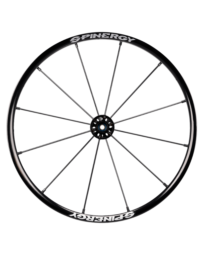 22" Spinergy Lite Extreme LX schwarze Nabe 12 schwarze Speichen
