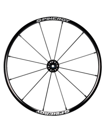 22" Spinergy Lite Extreme LX schwarze Nabe 12 schwarze Speichen