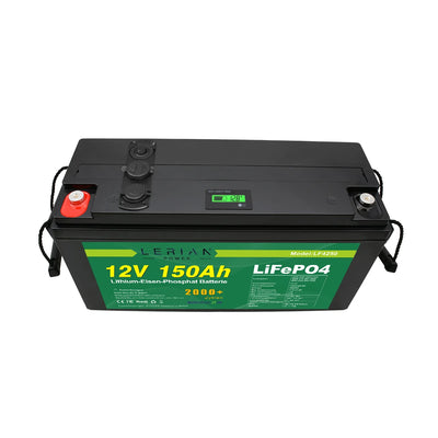LiFePO4 Akku 12V 150Ah 150A Lithium Eisen Phosphat Batterie für Camping Boot Solar