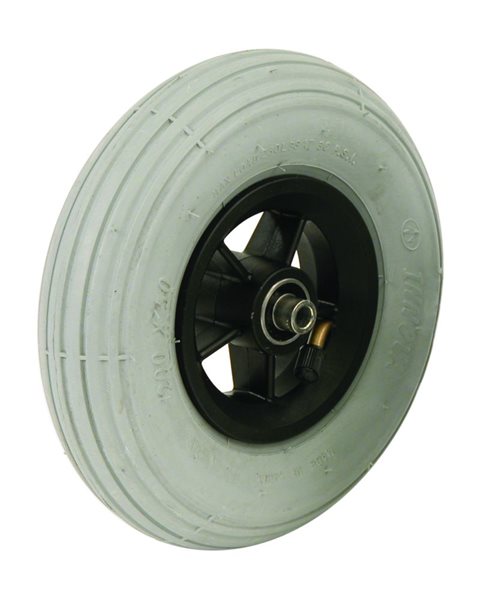 8" Luftrad, 200 x 50 mm, mit geteilter Plastikfelge inkl. Distanzbuchsen für 60 mm Gabel