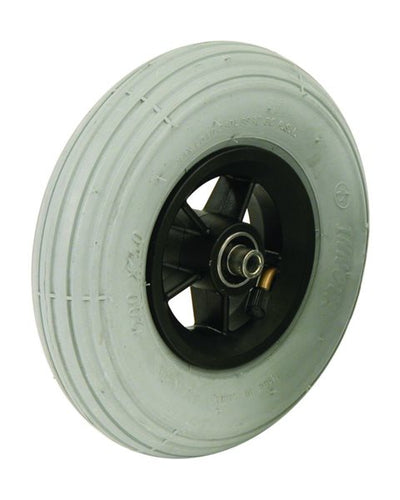 8" Luftrad, 200 x 50 mm, mit geteilter Plastikfelge inkl. Distanzbuchsen für 60 mm Gabel