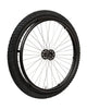 24" Offroad Rad schwarz, 12 mm Nabe, schwarzer Alu-Greifring