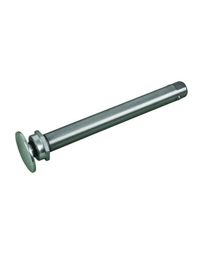 Steckachse 12 x 118 mm mit silbernem Druckknopf