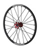 26" X-Laced Sport Lite Extreme XSLX, rote R10 5/8"-Nabe, 24 schwarze Speichen