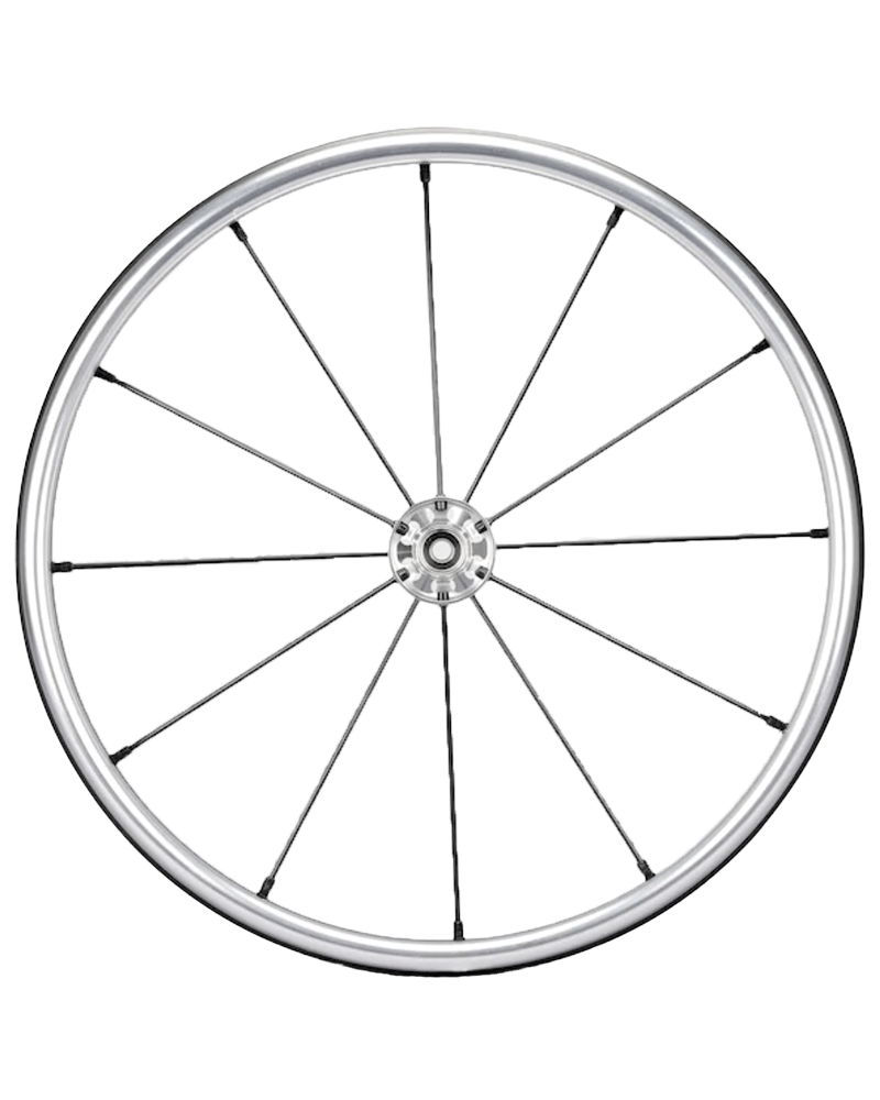 24" Spinergy Lite Extreme LX silber Nabe 12 schwarze Speichen FLEXRIM