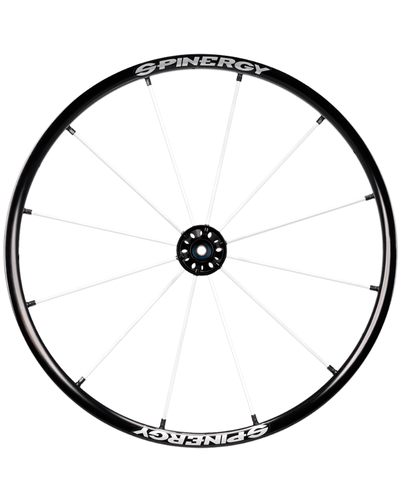 22" Spinergy Lite Extreme LX schwarze Nabe 12 weiße Speichen