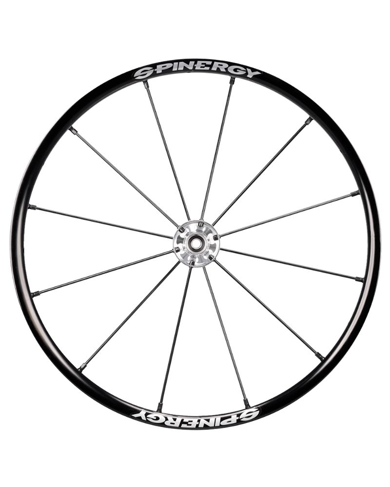 24" Spinergy Lite Extreme LX silber Nabe 12 schwarze Speichen