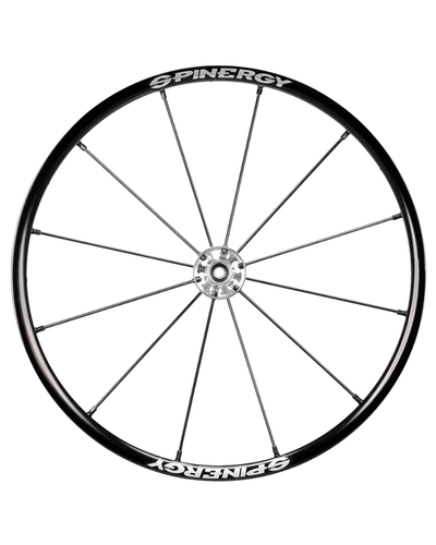 24" Spinergy Lite Extreme LX silber Nabe 12 schwarze Speichen