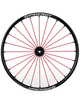 24" Spinergy Sport Lite Extreme SLX, schwarze Nabe, 24 rote Speichen