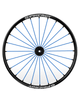 24" Spinergy Sport Lite Extreme SLX, schwarze Nabe, 24 blaue Speichen