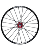 25" X-Laced Sport Lite Extreme XSLX, rote R10 5/8"-Nabe, 24 schwarze Speichen