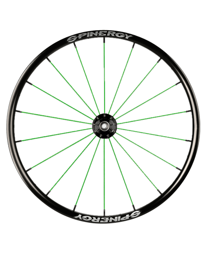 24 Spinergy Spox Everyday L Schwarze Nabe 18 Grune Speichen
