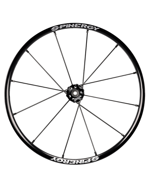25" X-Laced Lite Extreme XLX, schwarze Nabe, 12 schwarze Speichen