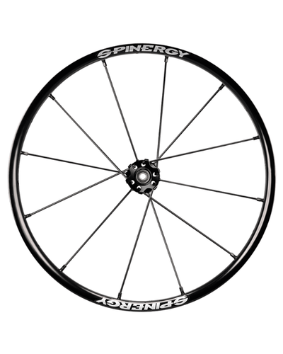 25" X-Laced Lite Extreme XLX, schwarze Nabe, 12 schwarze Speichen
